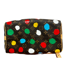 Load image into Gallery viewer, Louis Vuitton Yayoi Kusama Brown Monogram and Multicolor Infinity Dot Speedy Bandoulière 25 Gold Hardware, 2023