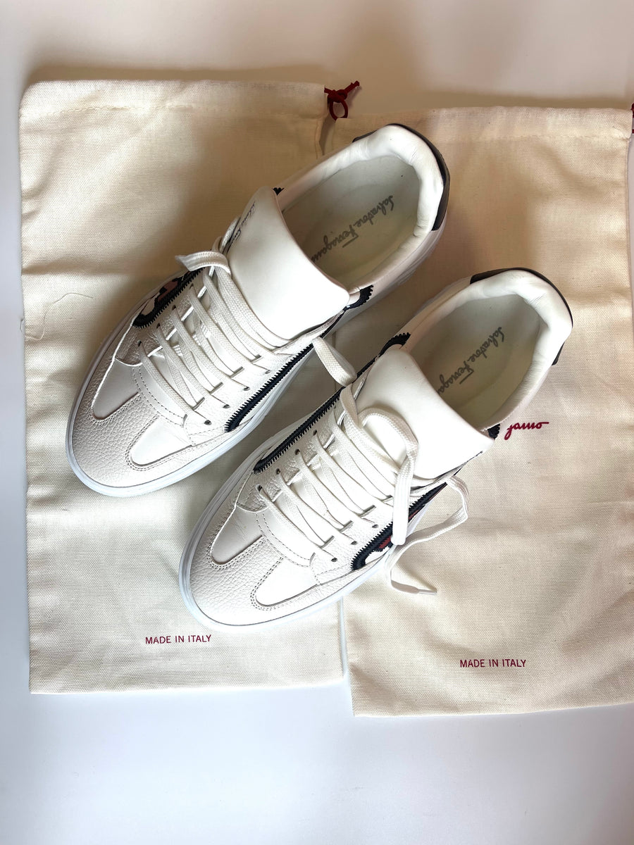Salvatore Ferragamo men’s shoes white size 10 FERRAGAMO Salvatore Men main image 3