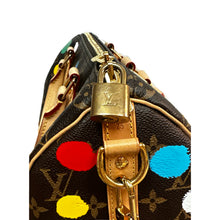 Load image into Gallery viewer, Louis Vuitton Yayoi Kusama Brown Monogram and Multicolor Infinity Dot Speedy Bandoulière 25 Gold Hardware, 2023