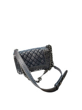 Load image into Gallery viewer, Chanel Le boy Navy Blue Bag
