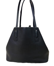 Load image into Gallery viewer, MCM Reversible Tote Black Leather Bag
