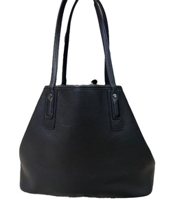 MCM Reversible Tote Black Leather Bag