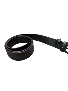 Gucci GG mens black on black belt