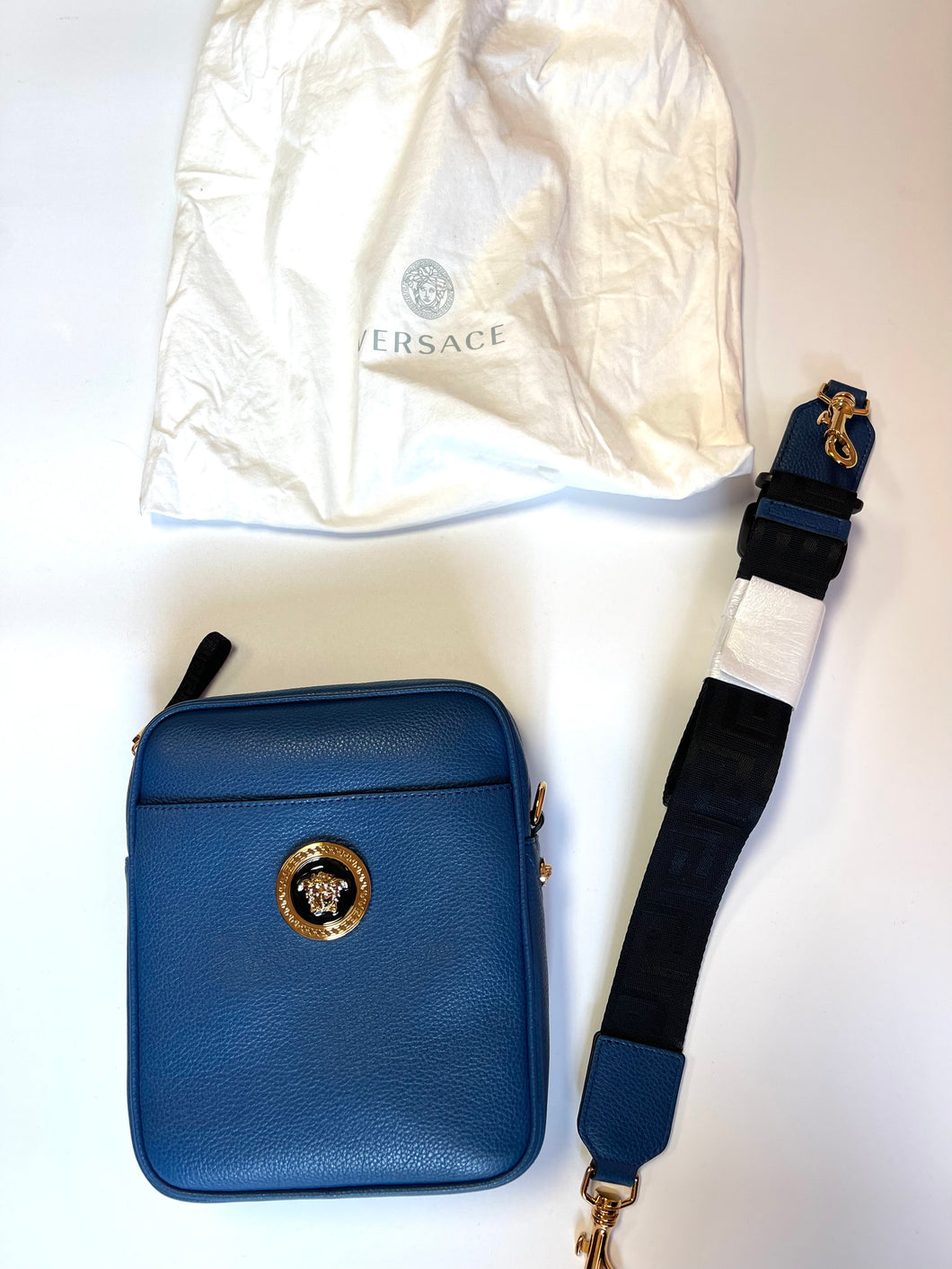 Versace Blue Crossbody