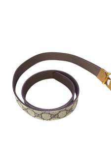 Gucci GG reversible belt monogram/brown
