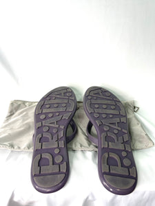 PRADA purple SANDALS