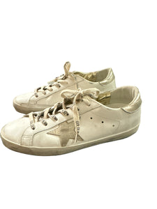 Golden Goose Silver Sneakers