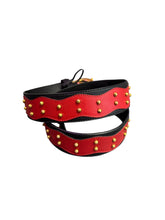 Load image into Gallery viewer, Gucci Black/Red double G marmont belt
