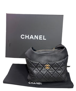 Chanel Quilted Leather Close To Me Hobo Bag