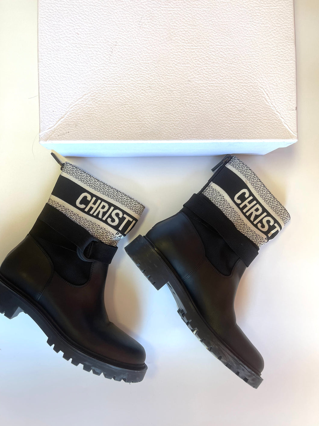 Christian Dior D-Major Leather boots