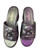 Load image into Gallery viewer, Chanel Platform Black Wedges

