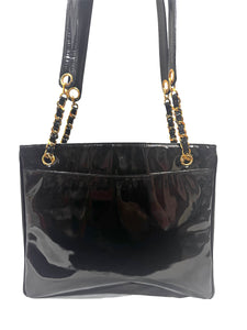 CHANEL
Vintage Patent CC Tote