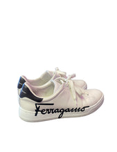 Load image into Gallery viewer, Salvatore Ferragamo white naruto low - top sneaker
