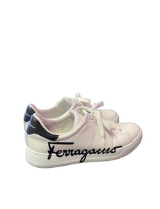 Salvatore Ferragamo white naruto low - top sneaker