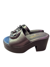 Load image into Gallery viewer, Chanel Platform Black Wedges
