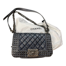 Load image into Gallery viewer, Chanel Le boy Navy Blue Bag
