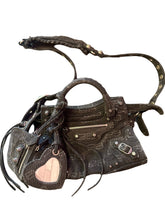 Load image into Gallery viewer, Balenciaga Denim Washed XS Handbag
