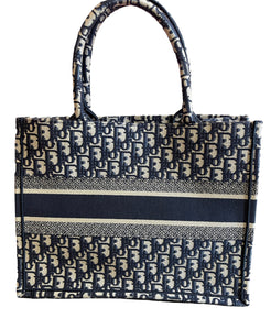 Christian Dior Médium Book Tote Navy