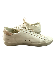 Golden Goose Silver Sneakers