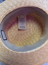 Load image into Gallery viewer, Gucci Beige Raffia Panama Hat
