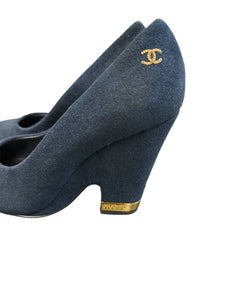 Chanel Navy Heels