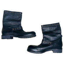 Load image into Gallery viewer, Jimmy Choo Black Leather Moto Boots
