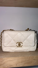 Load image into Gallery viewer, Chanel 19 Medium Flap Bag White
