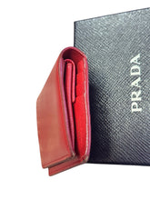 Load image into Gallery viewer, Prada Red Wallet with Logo
