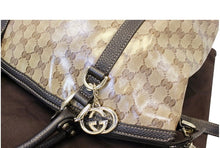 Load image into Gallery viewer, Gucci Dome Crystal Monogram Large GG Tote
