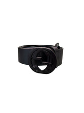Load image into Gallery viewer, Gucci GG mens black on black belt
