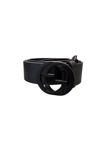 Gucci GG mens black on black belt