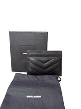 Load image into Gallery viewer, YSL Saint Laurent Black Cardholder
