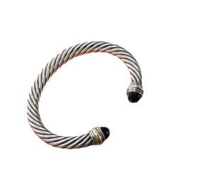 David Yurman Black Cable Bracelet