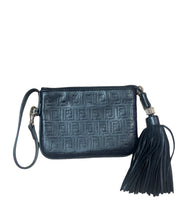 Load image into Gallery viewer, Fendi Black Nappa Leather Clutch
