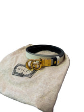 Load image into Gallery viewer, Gucci White/ Black Reversible Belth
