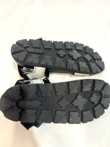 Prada black & white sandals