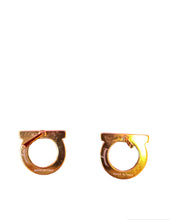 Load image into Gallery viewer, Ferragamo Gancini Gold Crystal Earrings
