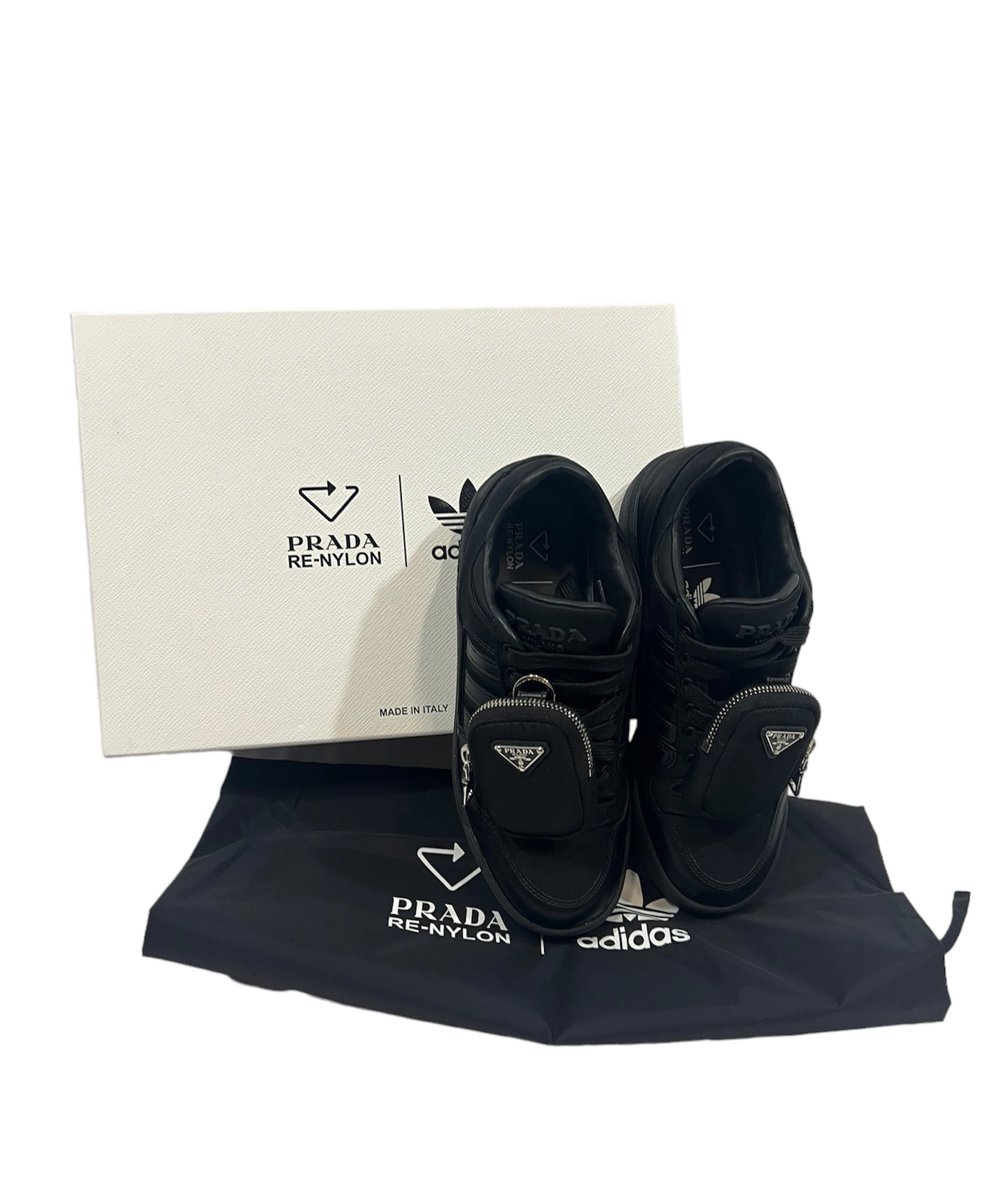 Prada x Adidas Re-Nylon Forum Low Black thankunext.us Prada x Adidas Re-Nylon Forum Low Black thankunext.us