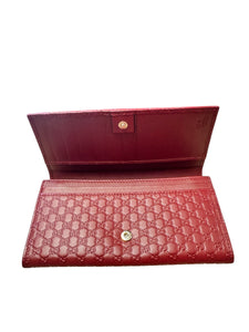 Red Gucci Monogram Wallet