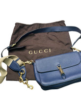 Load image into Gallery viewer, Gucci Small Messenger Blue Bag
