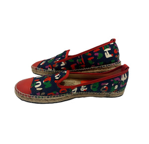 Fendi Junia Roma Canvas Espadrilles