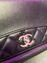 Load image into Gallery viewer, Chanel Black Matelasse Lambskin Chain Shoulder Bag Ladies
