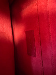 YSL Saint Laurent  red clutch