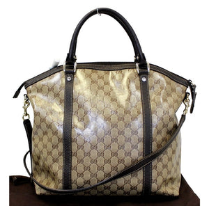 Gucci Dome Crystal Monogram Large GG Tote