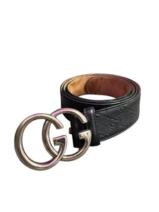 Gucci Men’s Black GG Belt