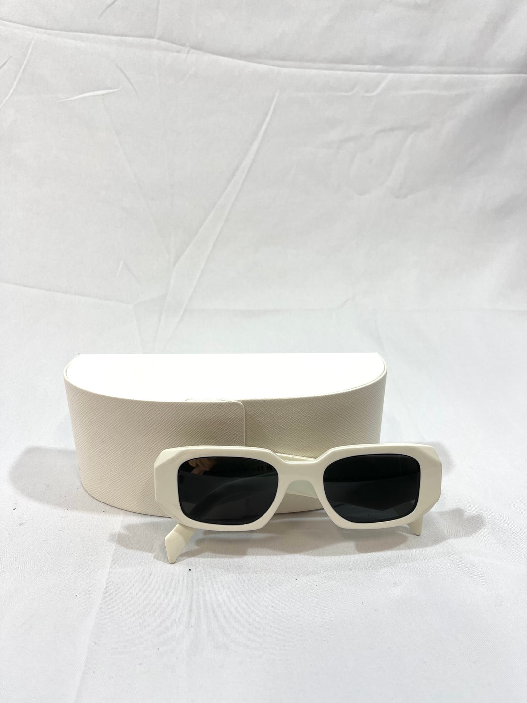 Prada white SUNGLASSES