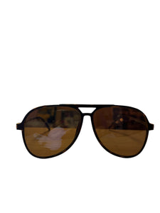 YSL Tortoise Pilot Sunglasses