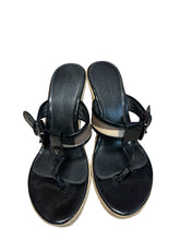 Load image into Gallery viewer, Burberry Wedge Sandals
