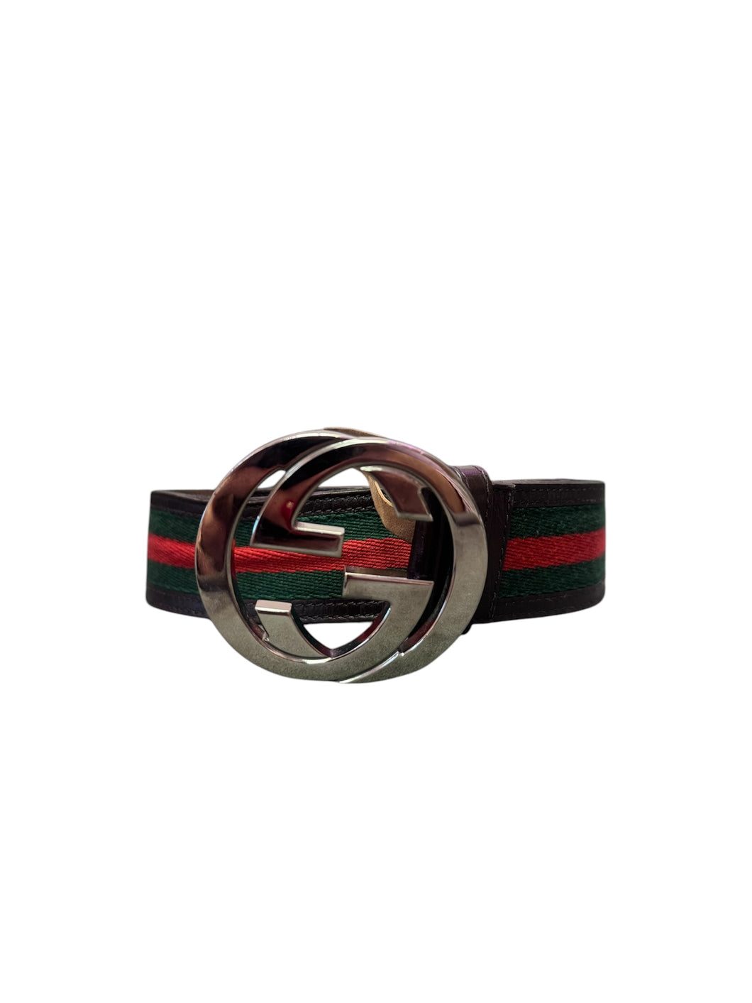 Gucci Mens tricolor belt