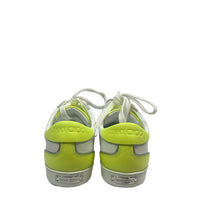 Load image into Gallery viewer, Jimmy Choo White/Silver/Neon Citron Teri Sneakers
